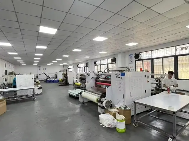 Printing and embossing line at the Shanghai Mars self-adhesive film factory