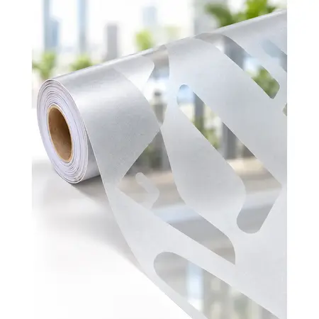 Removable Frosted Decorative Privacy Glass Film for Office — Home & Furniture Decorative Films