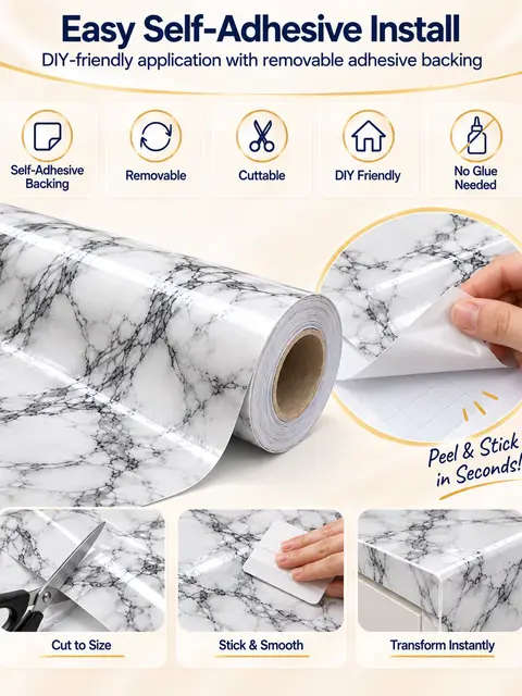 Manufacturer Marble Design PVC Decorative Film for Wall Panel Covering — Wall panels