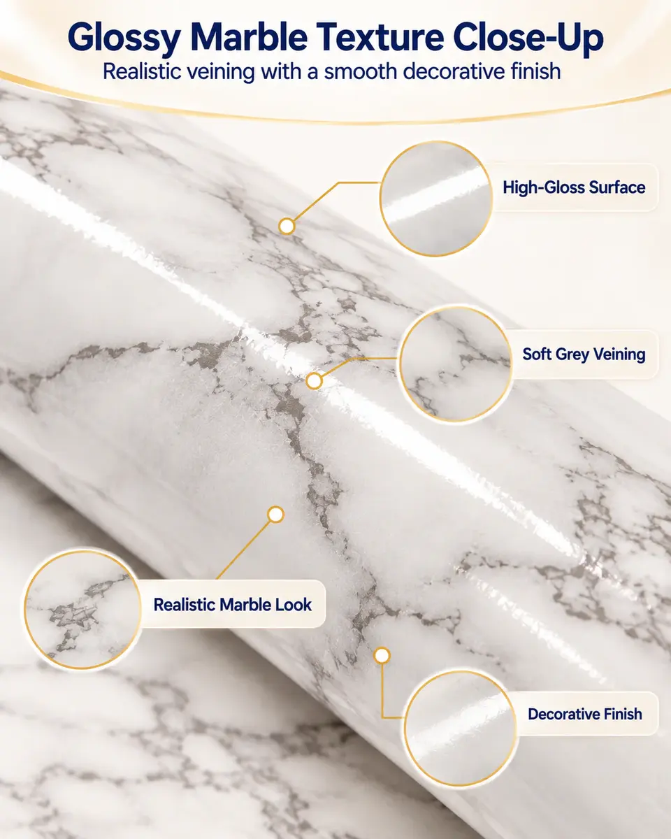 Wholesale PVC Decorative Film Roll for Furniture Renovation — Construction and material layers