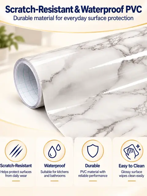 Wholesale PVC Decorative Film Roll for Furniture Renovation — Cabinet refacing