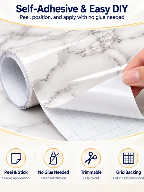 Wholesale PVC Decorative Film Roll for Furniture Renovation — Wall panels