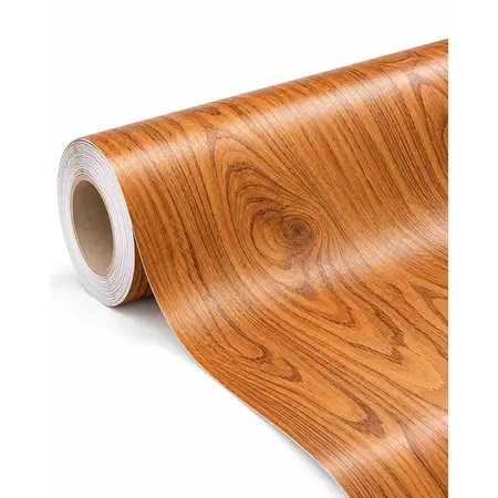 Decoration Self-Adhesive PVC Wood Texture Film for Kitchen Cabinet — Home & Furniture Decorative Films