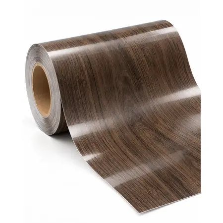 Decorative Self-Adhesive High-Gloss Wood Grain Laminate Film for Cabinets — Home & Furniture Decorative Films