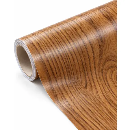 High-Quality Self-Adhesive PVC Wood Grain Decorative Film for Furniture & Interior — Home & Furniture Decorative Films