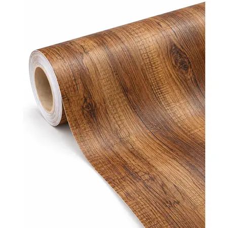 Rustic Wood Texture Self-Adhesive PVC Decorative Film for Furniture — Home & Furniture Decorative Films