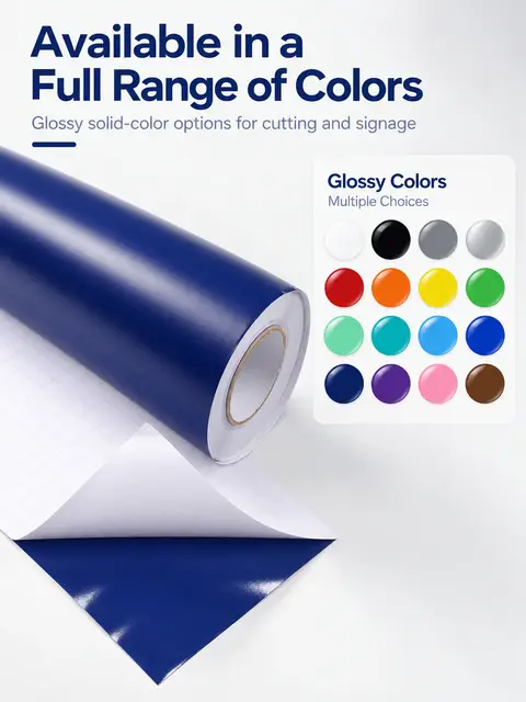 Glossy & Matte Color Adhesive Vinyl Roll for Cutting Plotters — Vehicle graphics