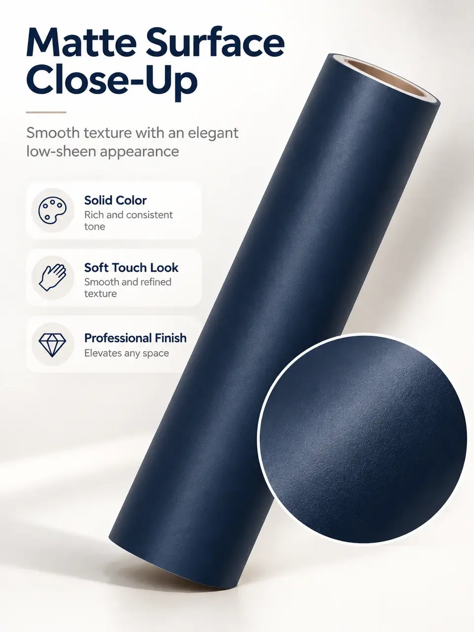 Architectural Accent PVC Vinyl Roll — Construction and material layers