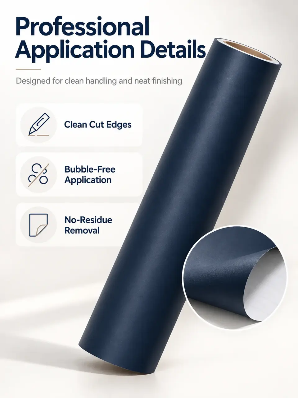 Architectural Accent PVC Vinyl Roll — Installation and application detail