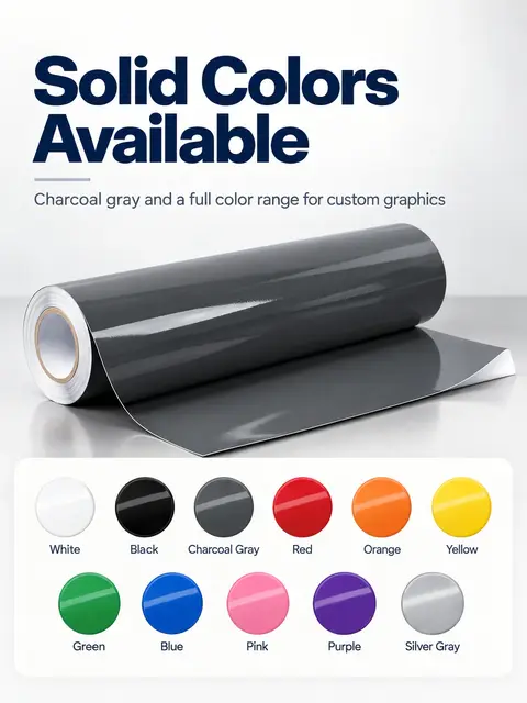 Cutting Vinyl — Glossy & Matte, Permanent & Removable Adhesive Color Vinyl Roll for Plotter — Vehicle graphics
