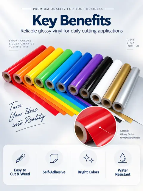Easy-Cutting PVC Adhesive Vinyl Roll — Shop signage