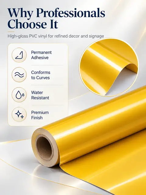 High-End Interior Decor PVC Vinyl Roll — Shop signage