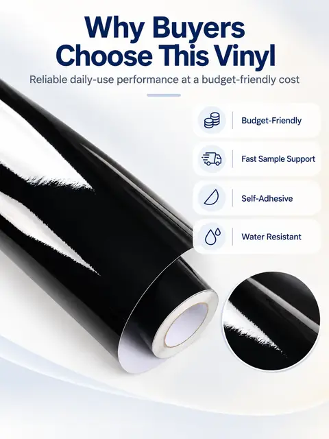 Low-Cost Glossy & Matte Self-Adhesive Vinyl Roll — Shop signage