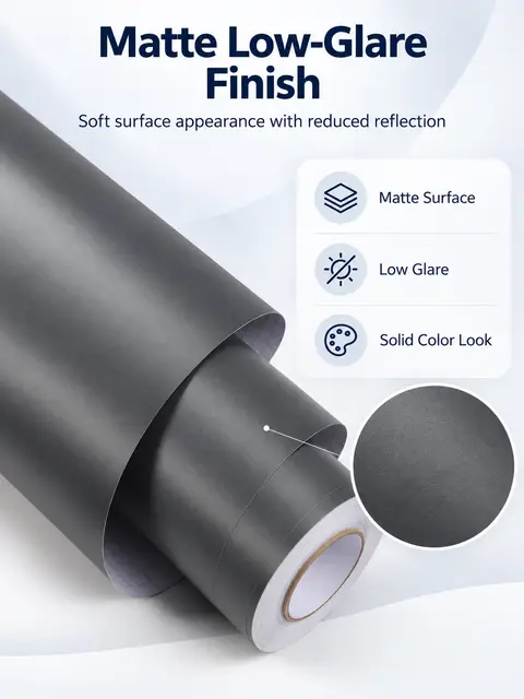 Matte Water-Resistant Anti-Aging Self-Adhesive Vinyl Roll — Window decals