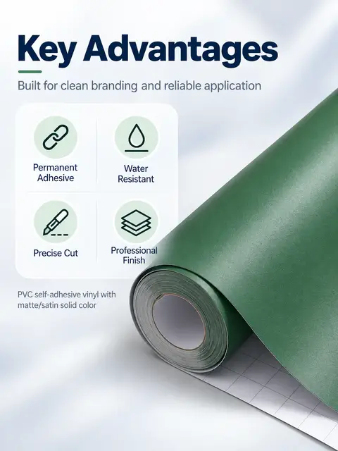 Professional Branding Decal PVC Vinyl Roll — Shop signage