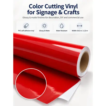 Color Cutting Vinyl Rolls for Signage, Decoration, Craft, DIY & Commercial Projects — Graphic & Signage Films