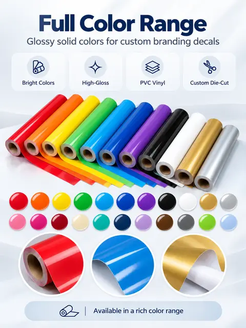Strong-Adhesive Custom Die-Cut Vinyl Stickers — Vehicle graphics