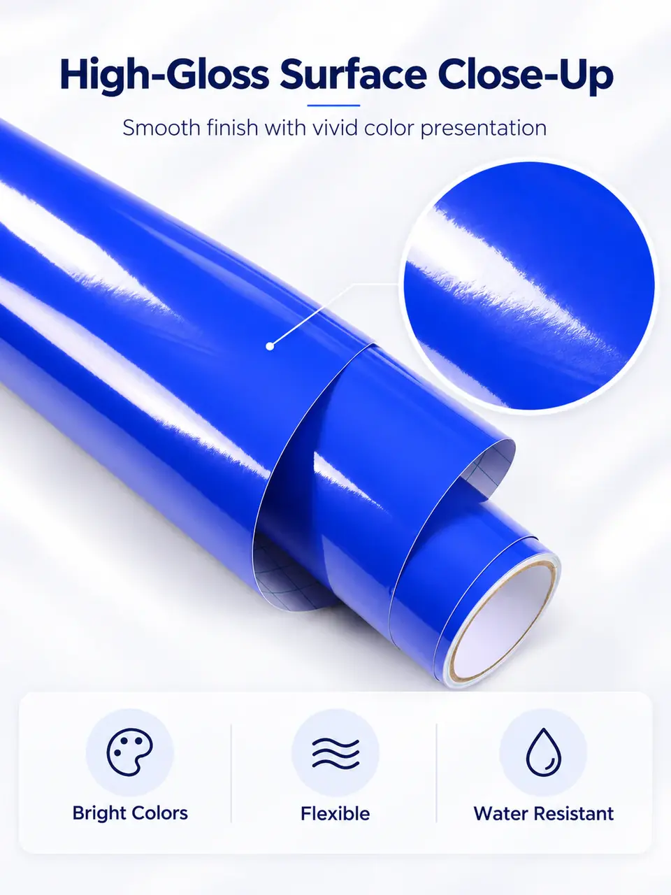 Technical Equipment Labeling PVC Vinyl Roll — Construction and material layers