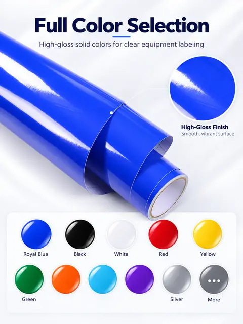 Technical Equipment Labeling PVC Vinyl Roll — Vehicle graphics