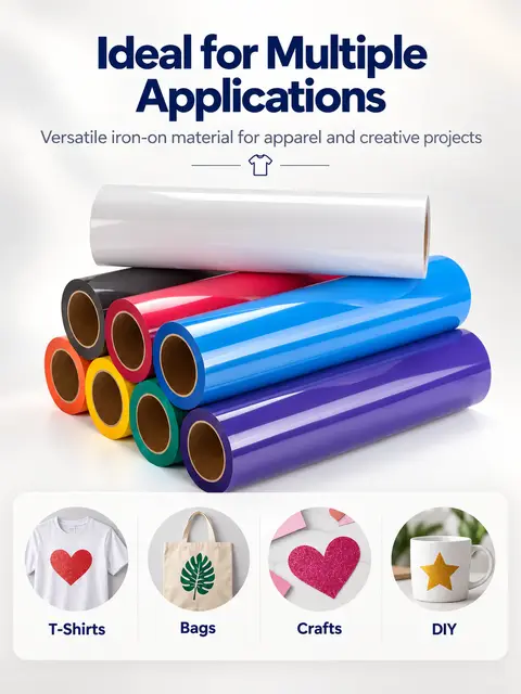 Heat Transfer Vinyl Colors — Promotional garments