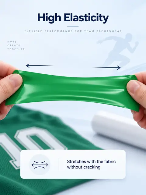 High-Elastic Athletic Heat Transfer Vinyl — Team jerseys
