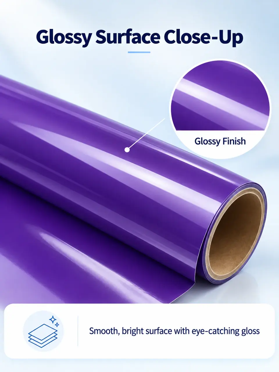 High-Quality Heat Transfer Vinyl Color Roll — Construction and material layers