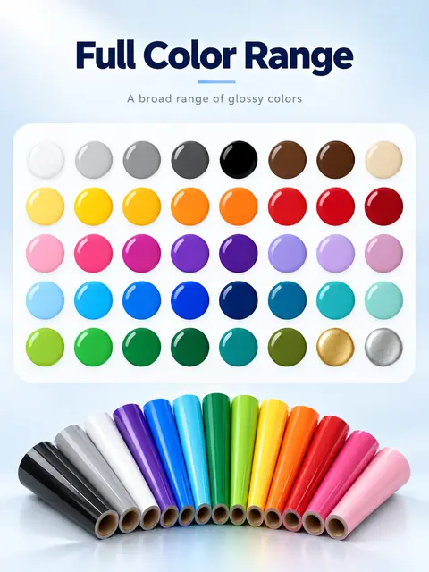 High-Quality Heat Transfer Vinyl Color Roll — T-shirt printing