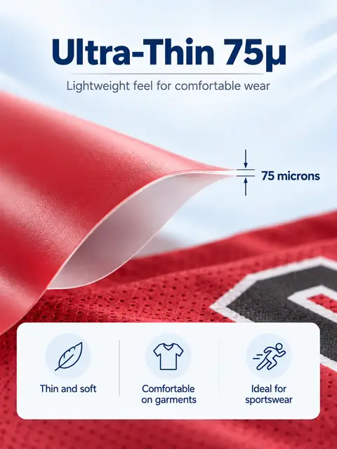 High-Washable PU Heat Transfer Vinyl — Team jerseys
