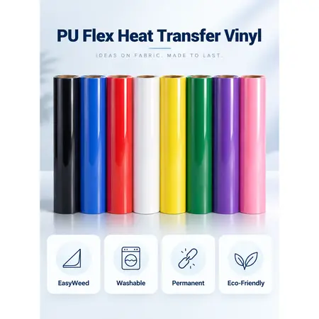 PU Flex Heat Transfer Vinyl — Heat Transfer Vinyl (HTV)