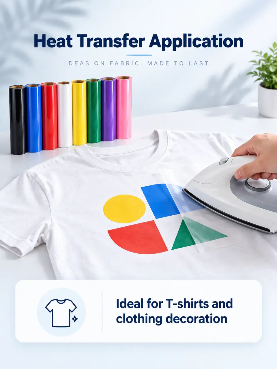 PU Flex Heat Transfer Vinyl — Construction and material layers