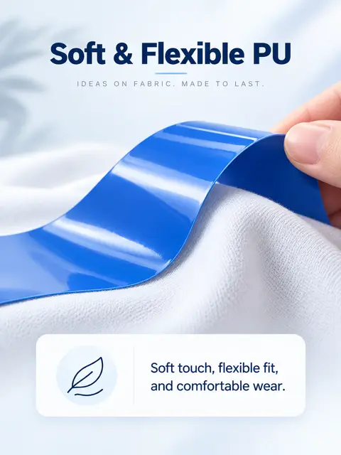 PU Flex Heat Transfer Vinyl — Promotional garments