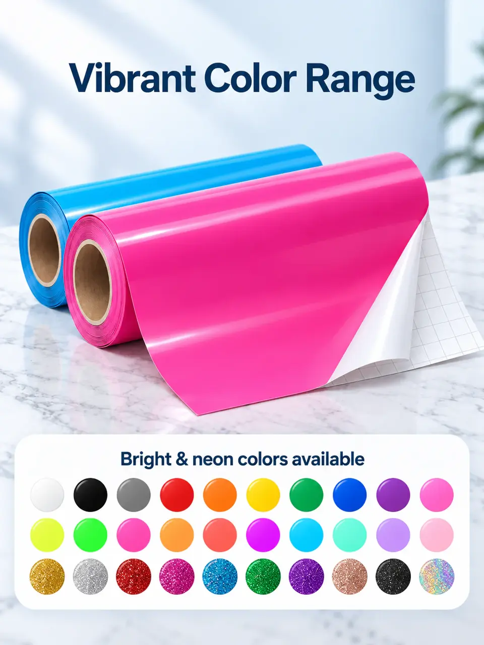 Premium Easy-Weed Heat Transfer Vinyl — Installation and application detail