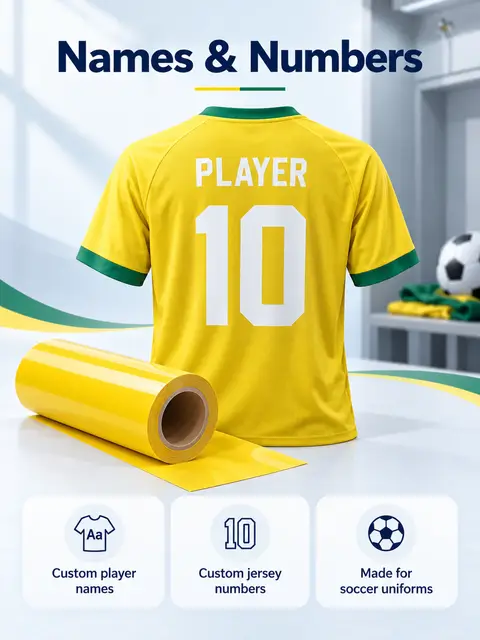 Professional Athletic-Grade Heat Transfer Vinyl — Promotional garments
