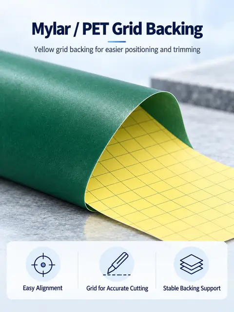 1.1mm Rubber Sandblasting Film with Mylar Backing — Granite carving