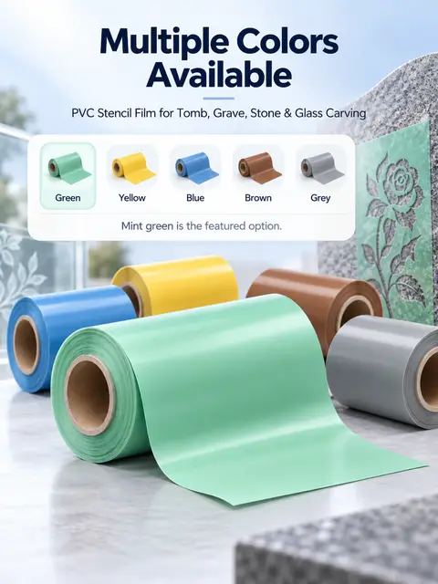 PVC Vinyl Sandblasting Stencil Film — Granite carving