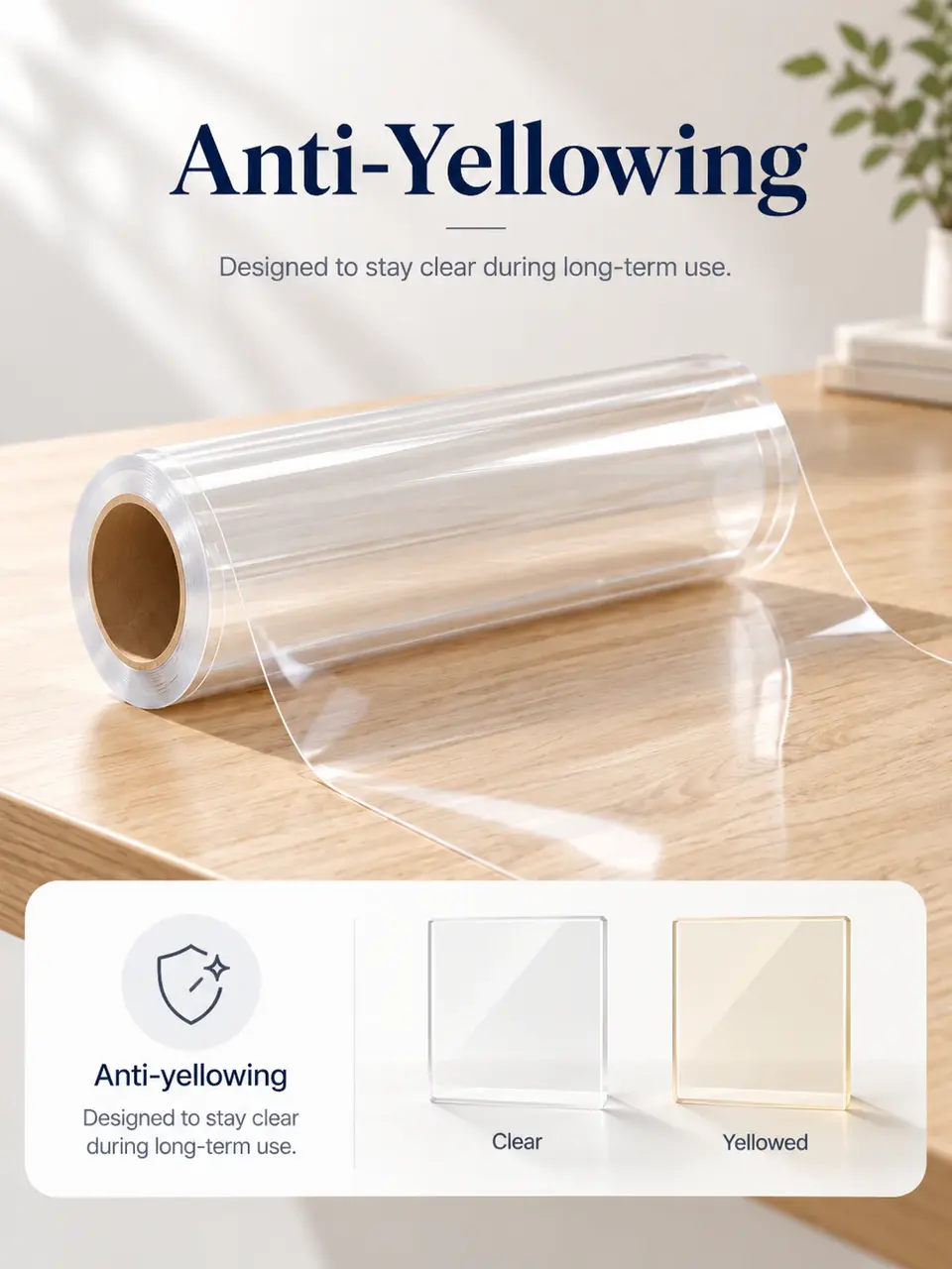 Clear TPU Furniture Protection Film — Construction and material layers