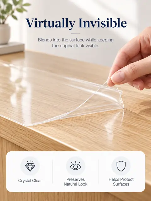 Clear TPU Furniture Protection Film — Kitchen countertops