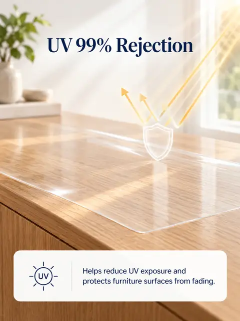 Durable Clear TPU Furniture Protection Film — Cabinet doors