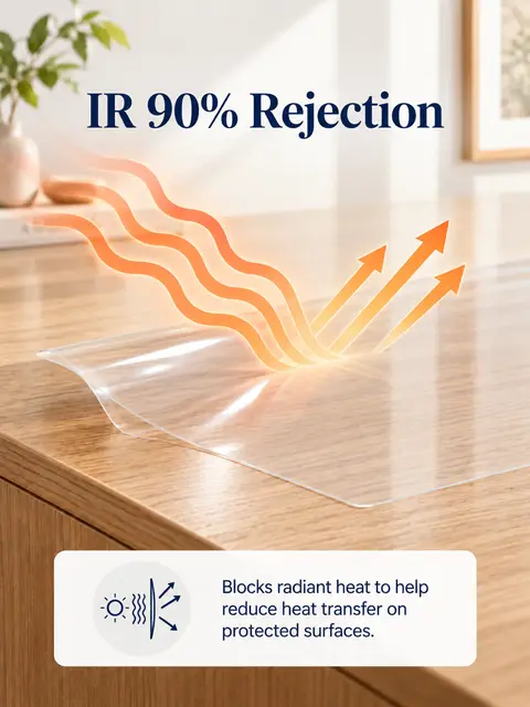 Durable Clear TPU Furniture Protection Film — Tables & desks