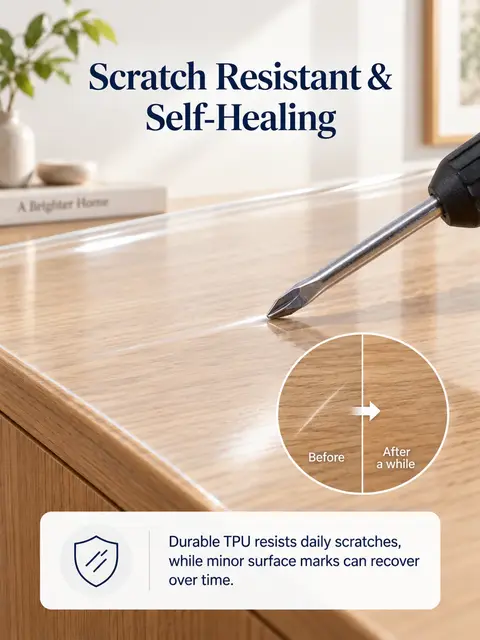 Durable Clear TPU Furniture Protection Film — Appliance panels