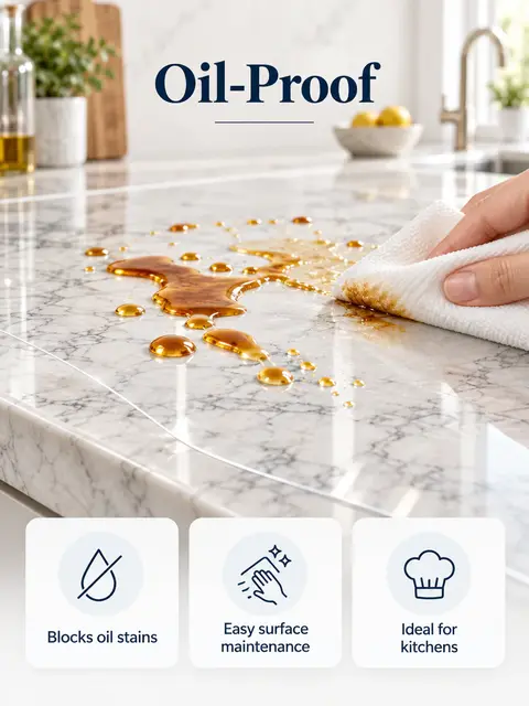 Clear Furniture Surface Protection Film — Kitchen countertops