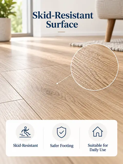 Economy Self-Adhesive PVC Vinyl Flooring Roll — Bedroom & nursery