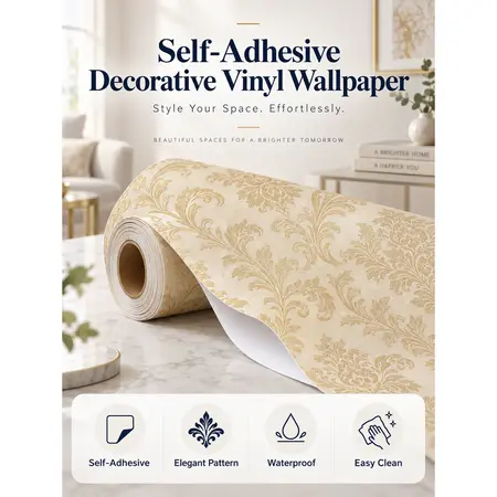 Modern Decorative Self-Adhesive Vinyl Wallpaper — Self-Adhesive Wallpaper & Floor Films