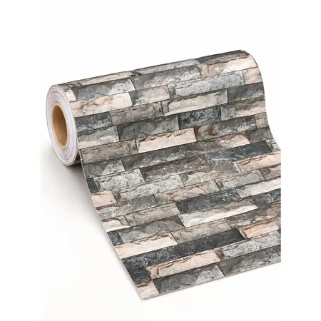 Modern Decorative Self-Adhesive Vinyl Elegant Brick Design Wallpaper — Self-Adhesive Wallpaper & Floor Films