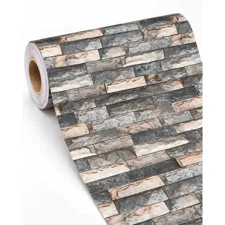 Removable Brick Stone Wall Sticker — Self-Adhesive Wallpaper & Floor Films