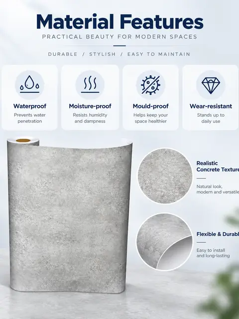 Self-Adhesive PVC Vinyl Floor — Feature wall