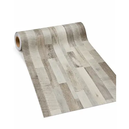 Self Adhesive Wallpaper PVC Carpet Floor Coverings Wood Grain Plastic Vinyl Flooring — Self-Adhesive Wallpaper & Floor Films