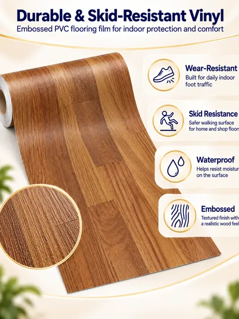 Supplier Wholesales Simulation Pvc Self-adhesive Flooring — Feature wall