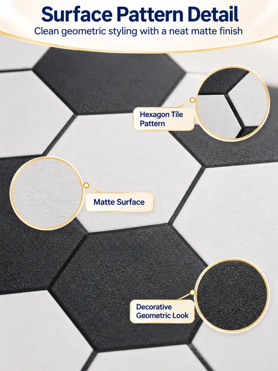 Vinyl Flooring Waterproof PVC Self Adhesive Bathroom Decoration Flooring Film — Construction and material layers