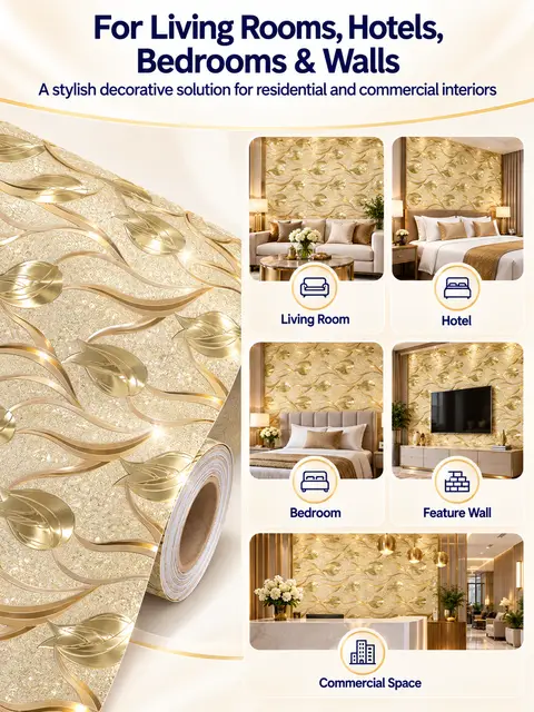 Self Adhesive Laminate Glitter Film Wallpaper Home Decoration — Kitchen & bathroom